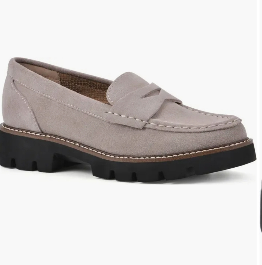 💫White Mountain: Gunner Lug Sole Platform Loafer
